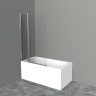 Шторка на ванну BELBAGNO UNO-V-11-100/150-P-Cr
