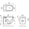 Унитаз BELBAGNO BB017CHR